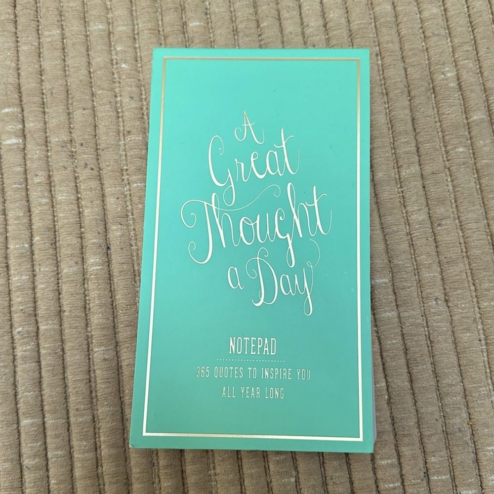 Daily Notepad with Inspiring Quotes